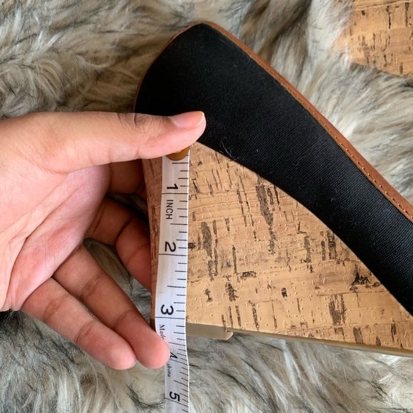 Tommy Hilfiger Cork Wedge Leather 10 - Picture 4 of 6